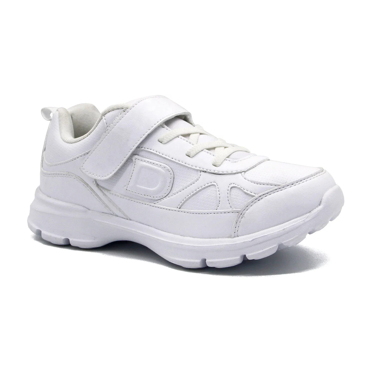 Light Weight Leather Snow Shoe Winter Black Shoes for Kids Boys