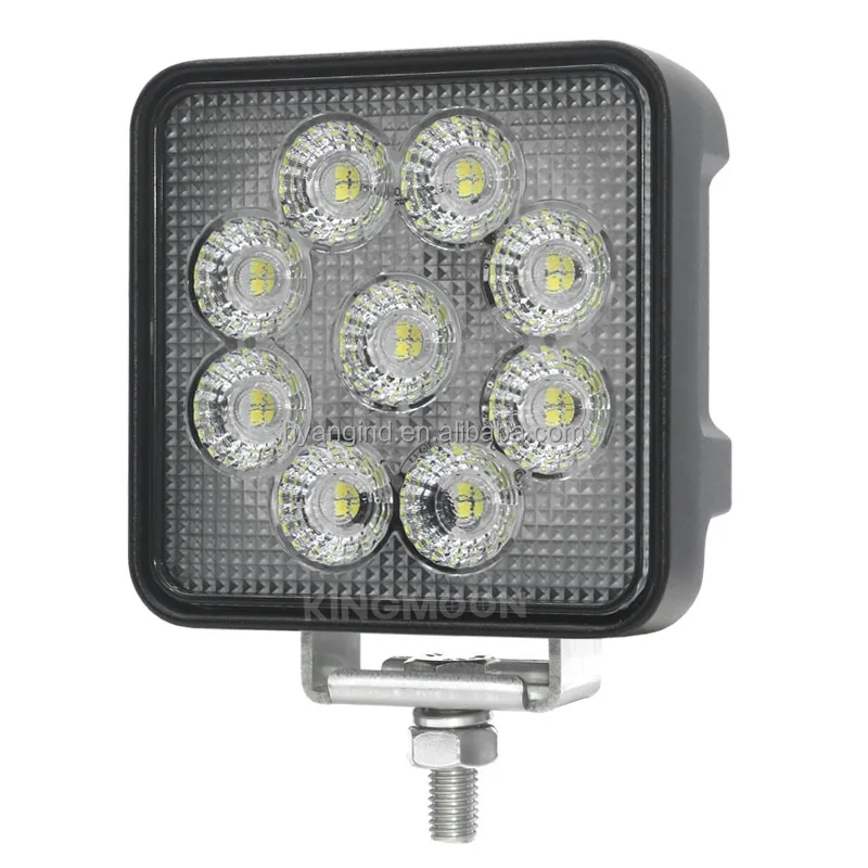 4.6inch round Emark R10 high output LED work light 12V 24V flood with thermo sense