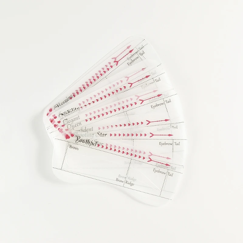 Factory Eyebrow Stencil Eye Brow Shaping Guide Private Label 3D Eyebrow Women Makeup Eyebrow Stencil Styling