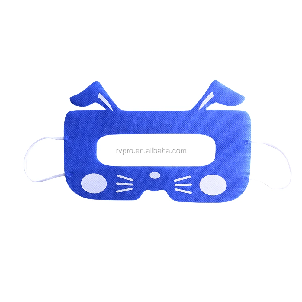 
VR Mask Disposable Eye Cover Mask for Oculus/ HTC/Gear VR, Prevent Eye Infections (Black 100 pcs) 