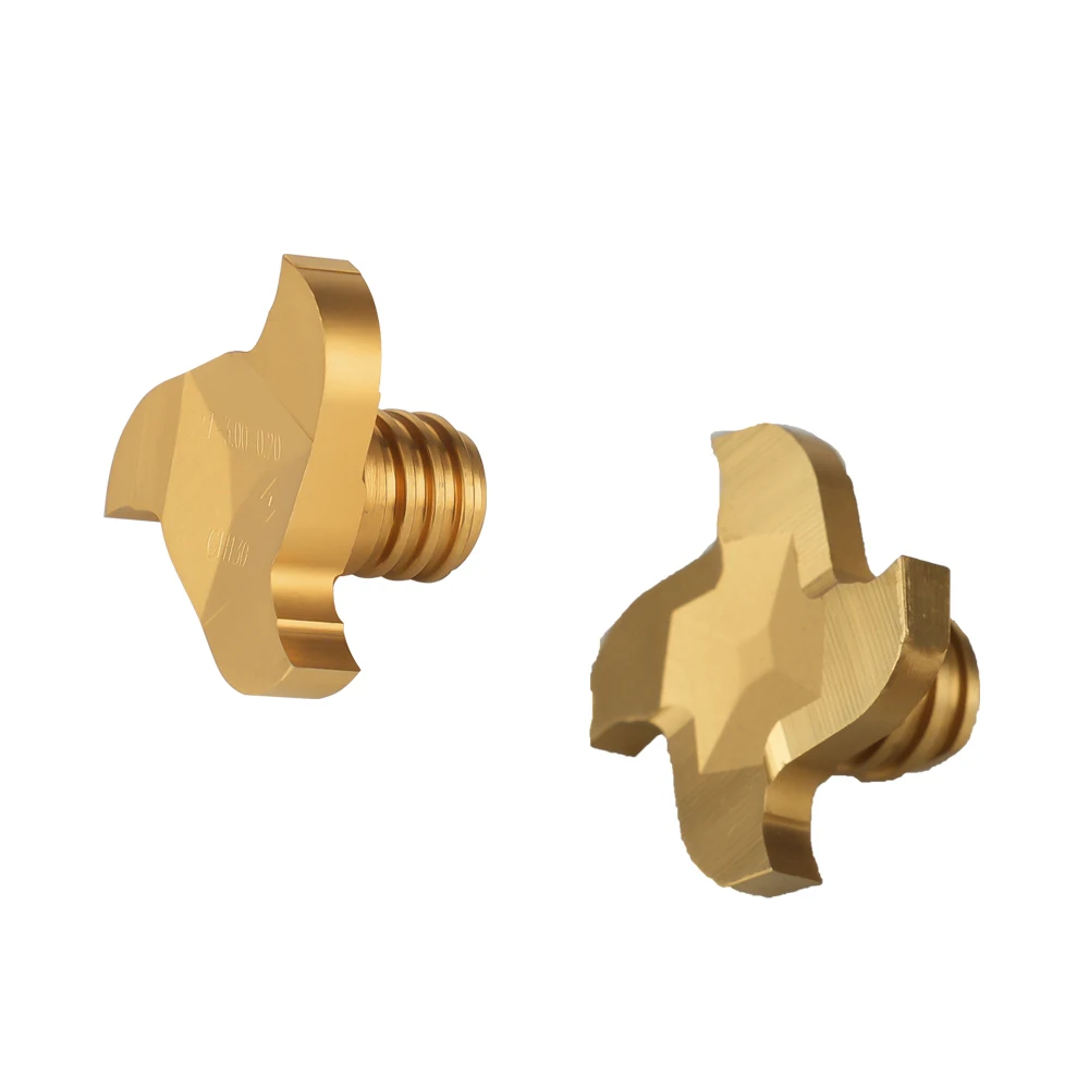 HOANYORE CNC Slotting Cutter Carbide Inserts TXC HRON Milling Series T-slot Locking Thread Turning Face End Mill in Metal