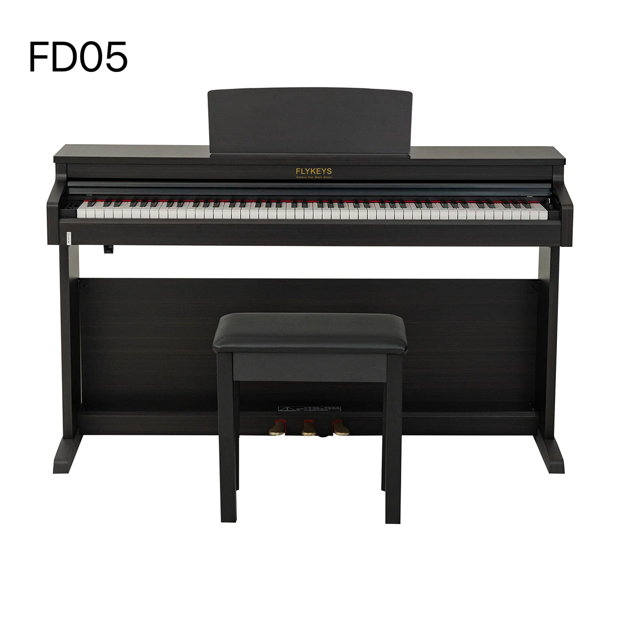 Hot sale Musical Instrument 88 Keys Digital Piano Flykeys FD05 Wooden Panel Piano