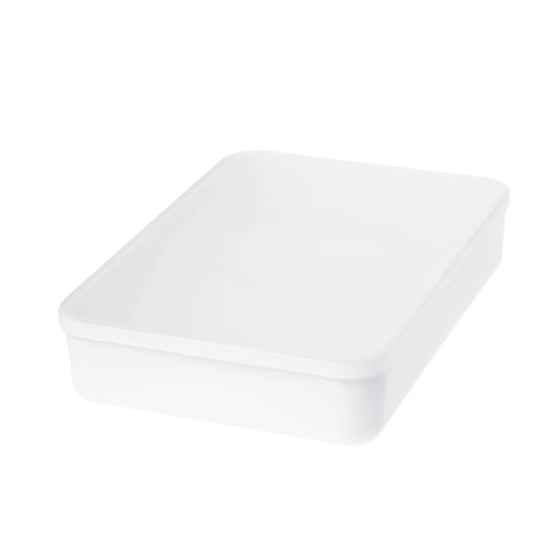 Hot sale 26*36.5*8 white Eco-friendly plastic storage boxes& storage bins for Home and office