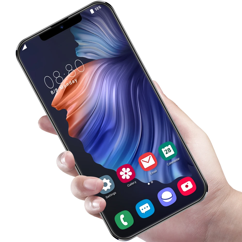 
smartphone 2 Pro Max Android phone with 6.7 inch bangs screen mobile phone lcdsmobile phones 