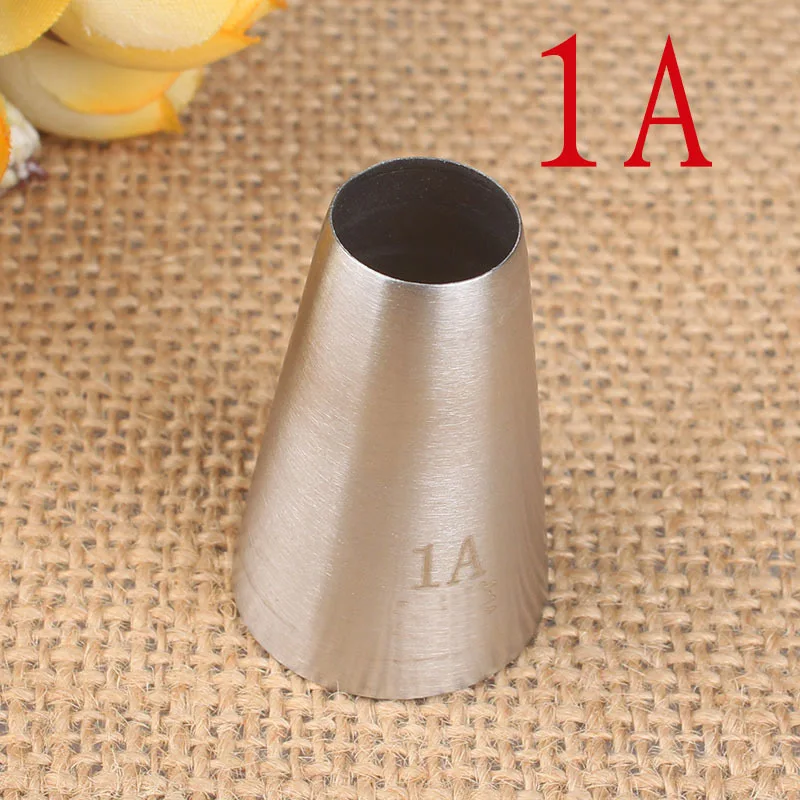 1A 2A 2F 6B 195 853 Medium Pastry Tube DIY Baking Cookies Piping Tool 304 Stainless Steel Cake Nozzles