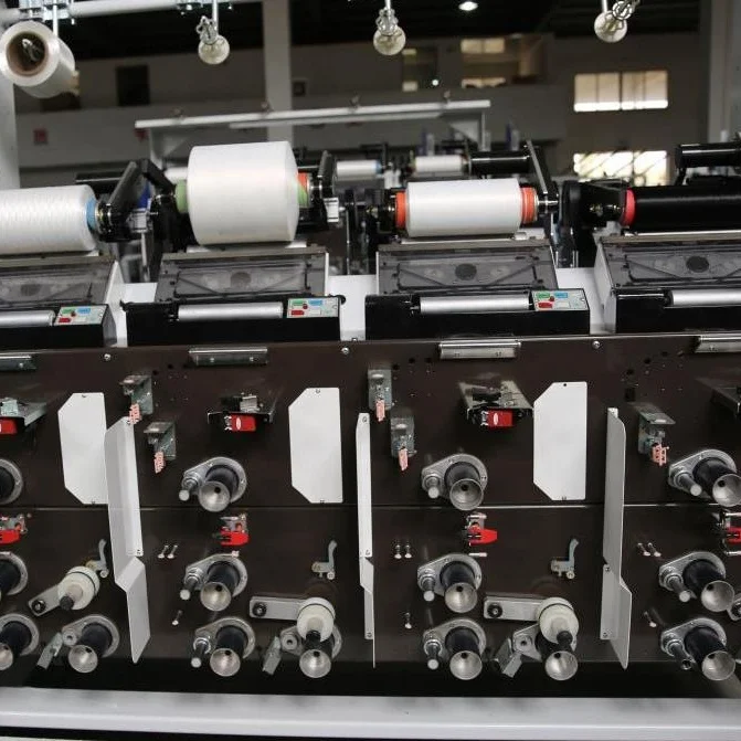 KC215B air covering yarn coil winder high efficiency winding machine for spandex