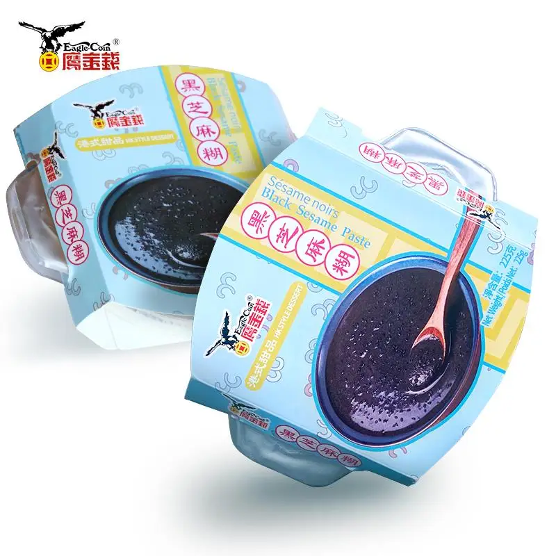 fast food Black sesame paste long shelf life Black sesame soup Nutritious Black sesame porridge for Breakfast