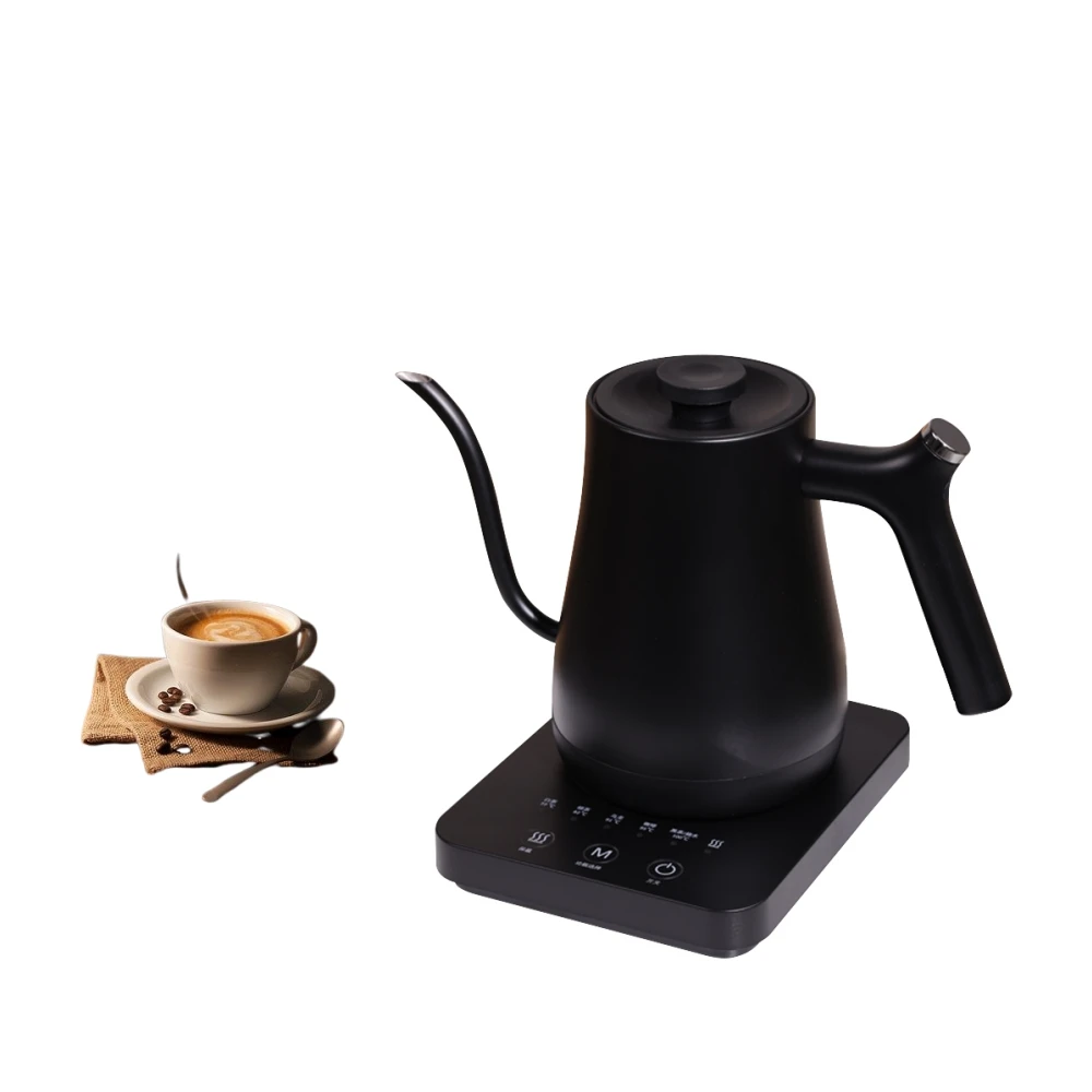 Quality Guaranteed Customized Electric Goose Neck Stainless Steel Kettle Temperature Control
