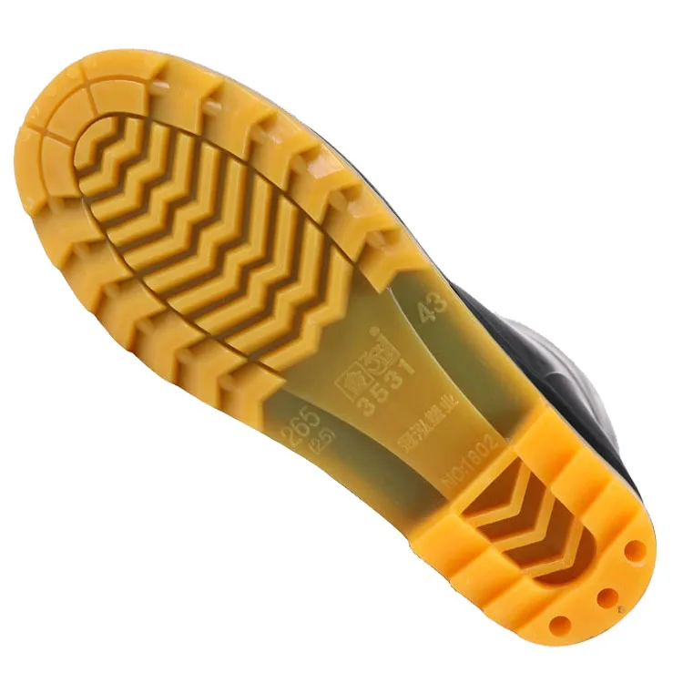 high quality black color garden PVC plastic bootswater proof hunting garden rain boots fishing shoes for daily wearing