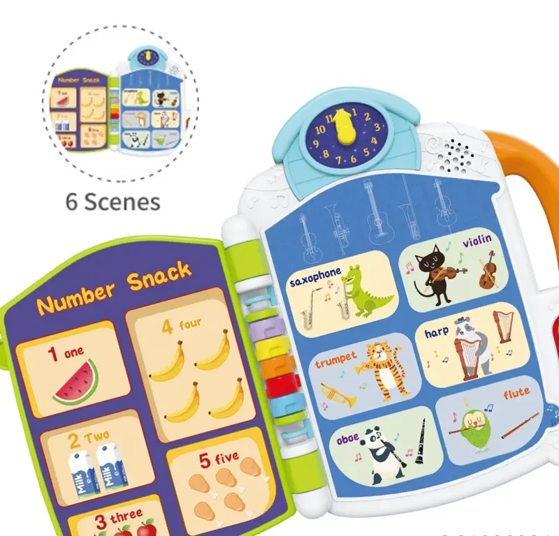 Hot Sale Educational English Electronic Sound Book Reader Machine Toy Kids Early Development Learning Toy