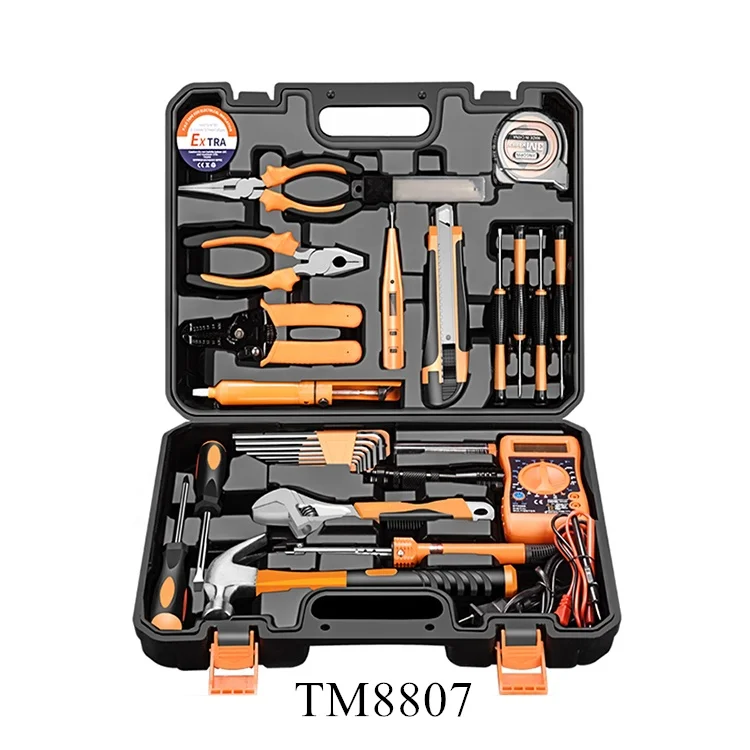 Multifunctional combo tool kit custom 30pcs networking toolbox household repair spanner tool kit box set