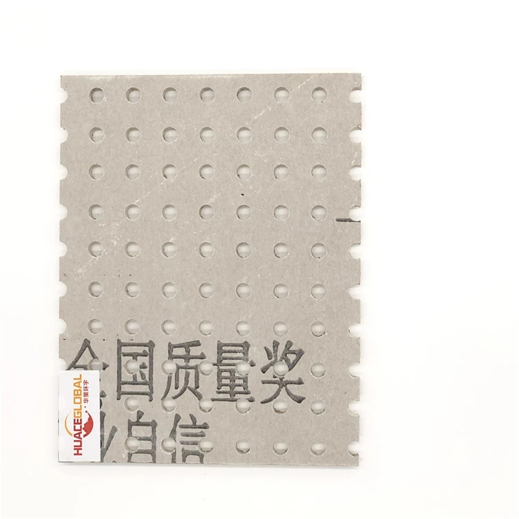Best Price custom perforated Acoustic perforation plasterboard gypsum board