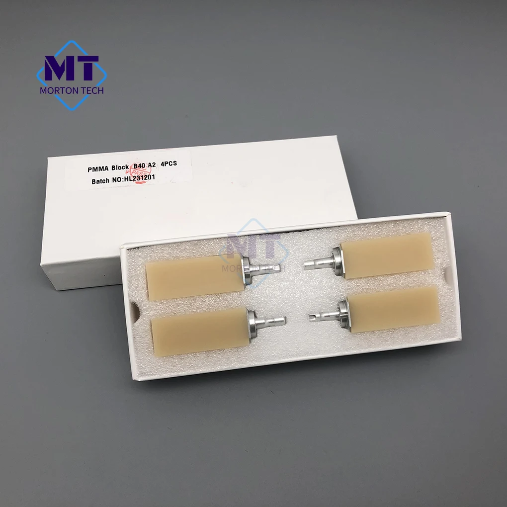 CAD CAM Dental Consumables High Quality pmma Block B40 Long resin block 4pcs