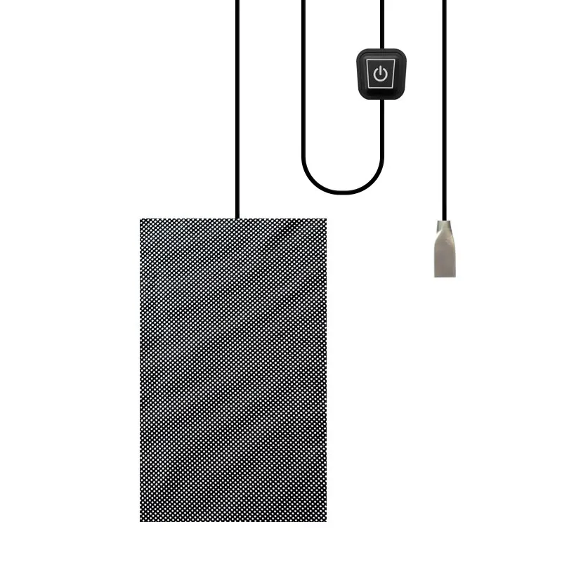 5v usb electric far infrared graphene heating pad element for cloths