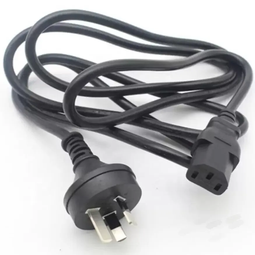 Лидер продаж на Ebay штекер для чайника 1 2 м AU 3 Pin к IEC C13 Aus 240 в одобренный SAA кабель питания свинцовый шнур ПК PS3 бесплатный