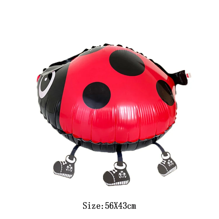 Factory Direct Kids Toy Pet Balloon Ladybug Shape Walking Animal Balloon