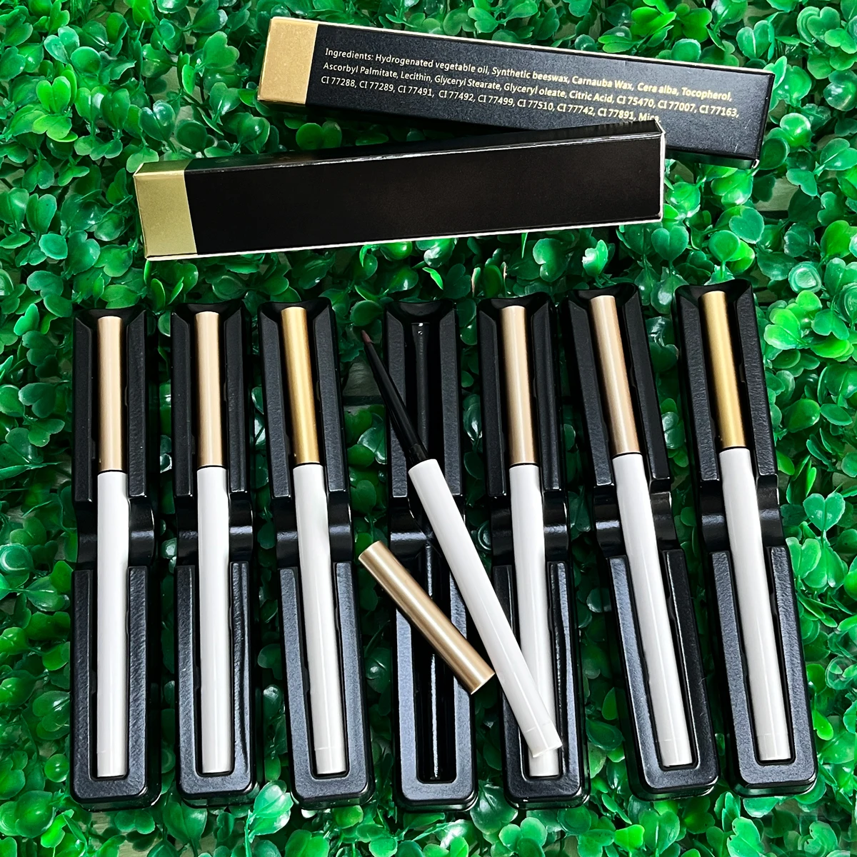 Wholesale cream matte private label eye liner pen gel quick drying eyeliner pencil waterproof long lasting eyeliner pencil