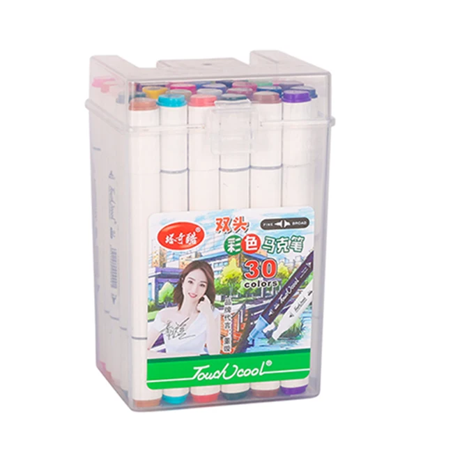 good quality permanent acrylic whiteboard tip double ended marker pen