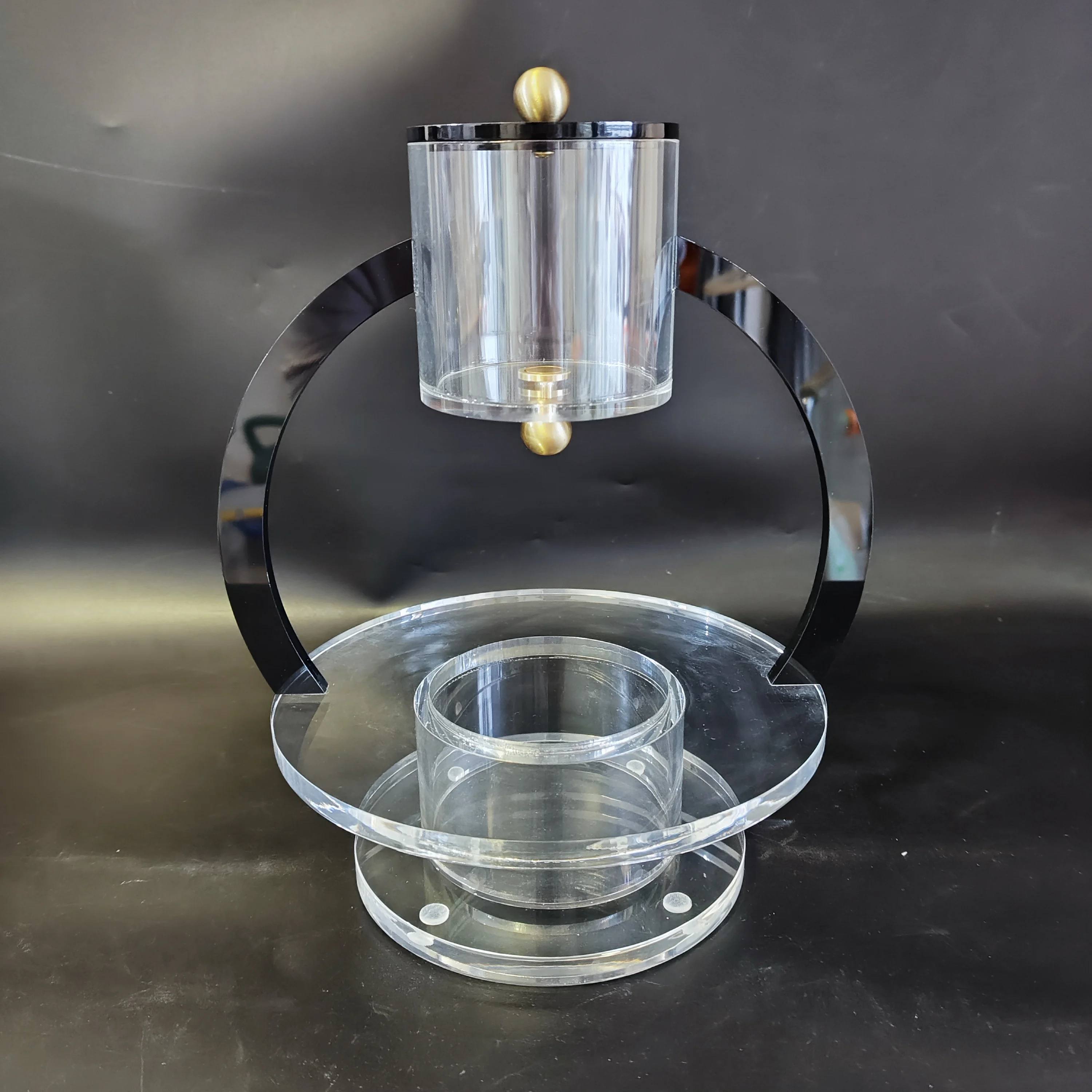 Luxury Judaica acrylic Lucite Mayim Achronim Set Factory Custom Jewish Passover Shabbos Chanukah Hanukkah Shabbat Purim Gifts