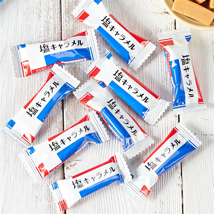 Chinese Supplier Wholesale Price Sale 82g Japanese Toffee Sea Salt Flavor Food Exotic Snacks