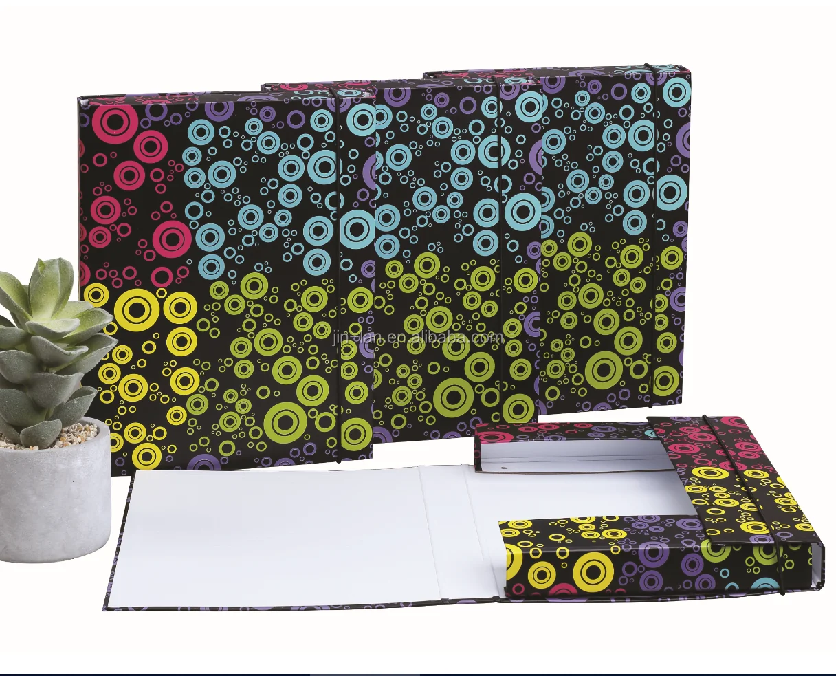 4C принт Папка-регистратор с эластичной резинкой