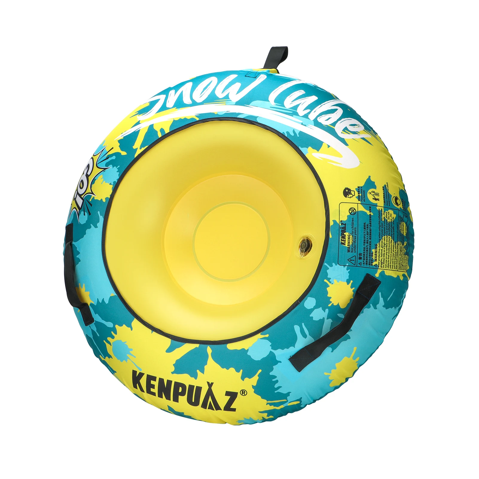 Wholesale Inflatable Ski Ring Christmas Toys Snow Tube With Cover  Adult & Children Winter Games Equipment PVC snow tubes