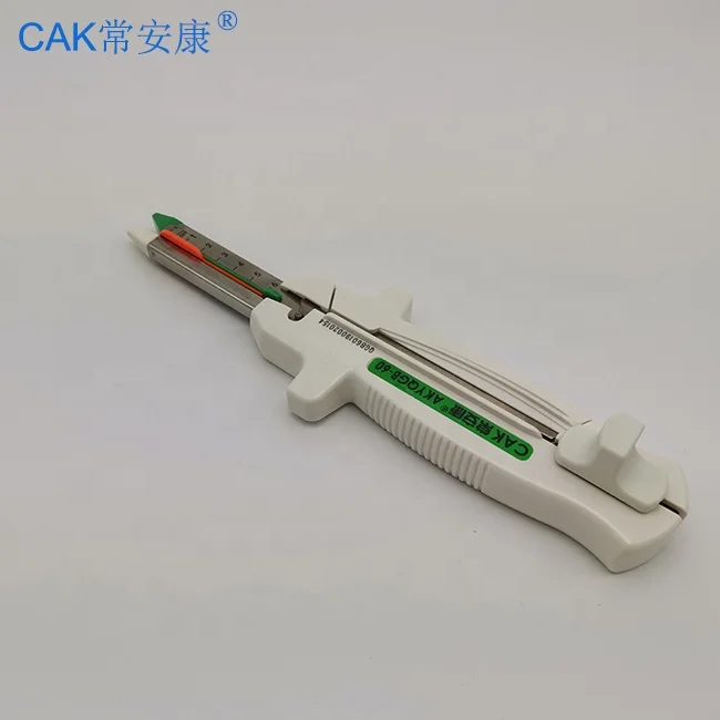 
Linear cutter stapler with double handle 