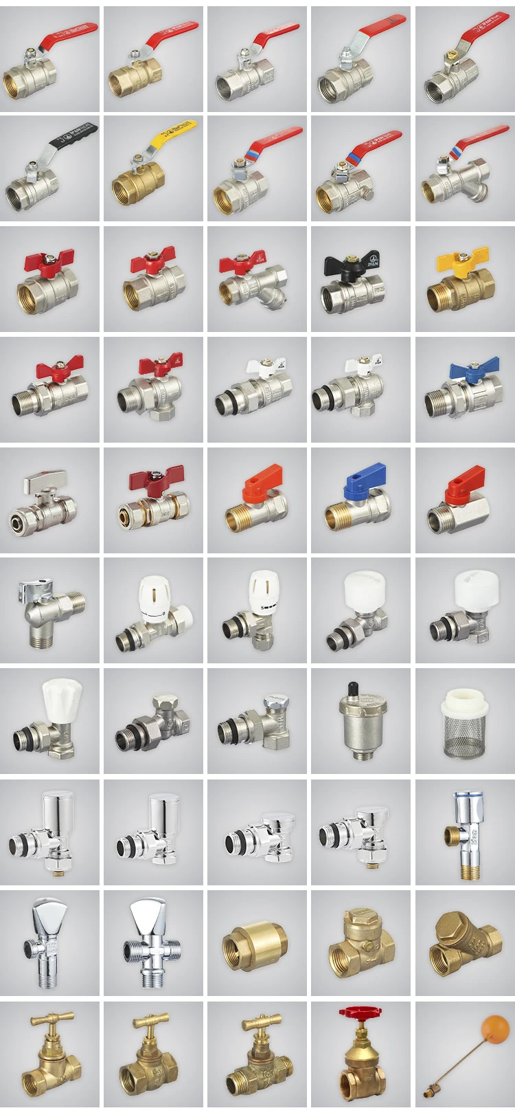 IFAN Control Water Gas Brass Body Ball Valve High Pressure Female Male Thread Ball Valve Brass