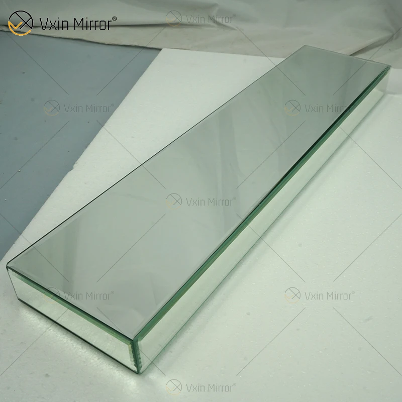 Vxin factory supply  silver wall decor silver glass mirror wall shelf for wall