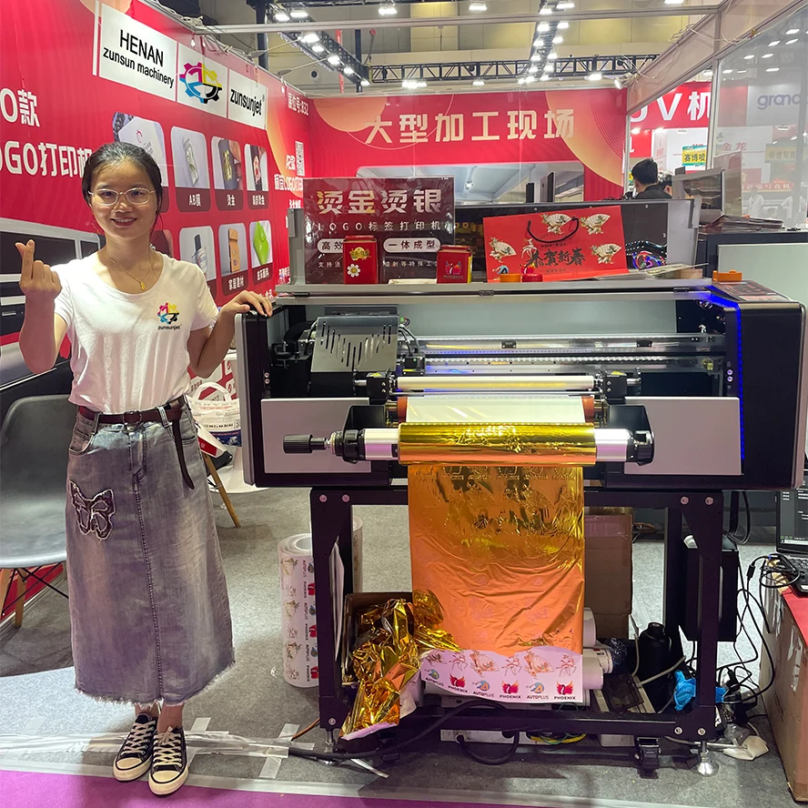 automatic uv dtf uvdtf printer 4 head a2 size dtf uv dtf drucker printer roll it printing machine with 4 head