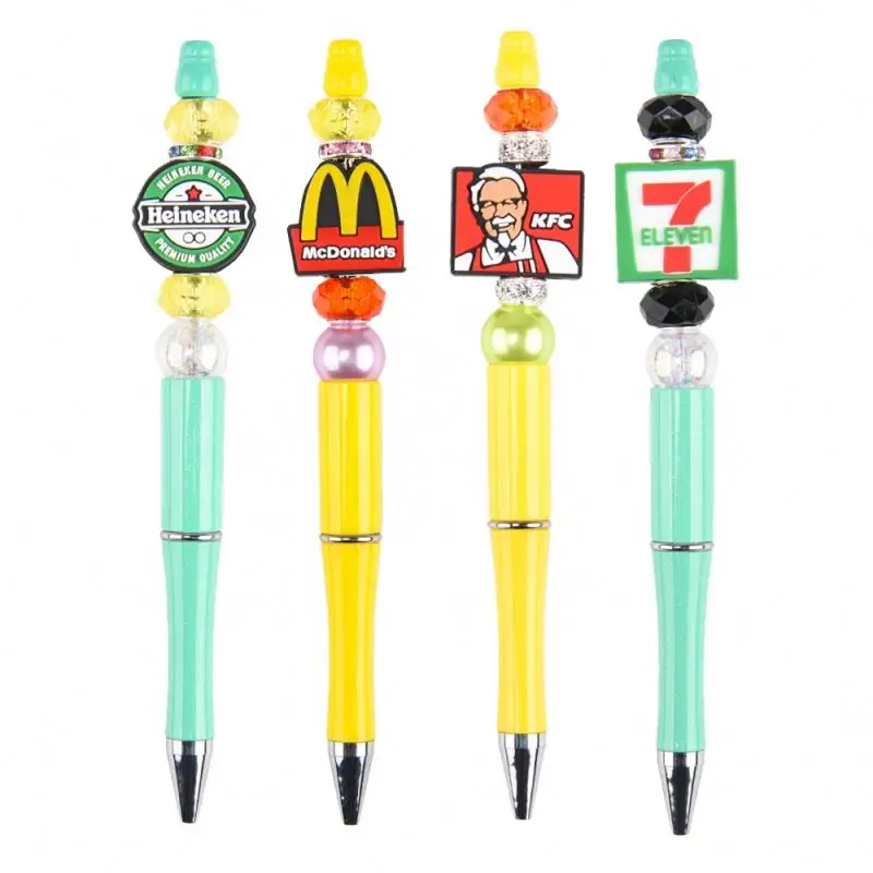 Fashion Pendants DIY Pacifier Chain Nursing Baby Toys Character Cow Silicone Charms Focal Beads For Pens