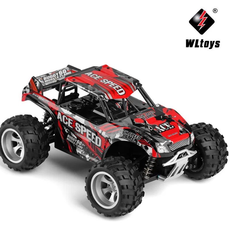 Wltoys 18404 1/18 Radio Control Toys 4WD Off-Road Vehicle Remote Control Monster Car Short Pickup High Speed Car Toy