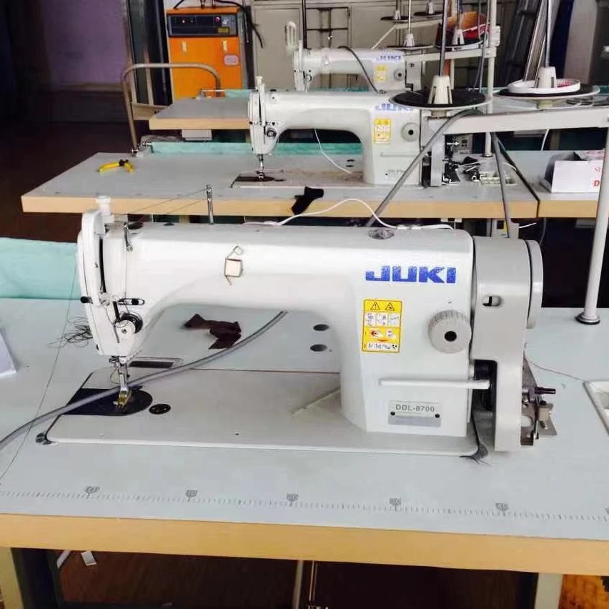 Used Good Price Jukis Sewing Machine Apparel DDL-8700H For  1-needle, Lockstitch Machine