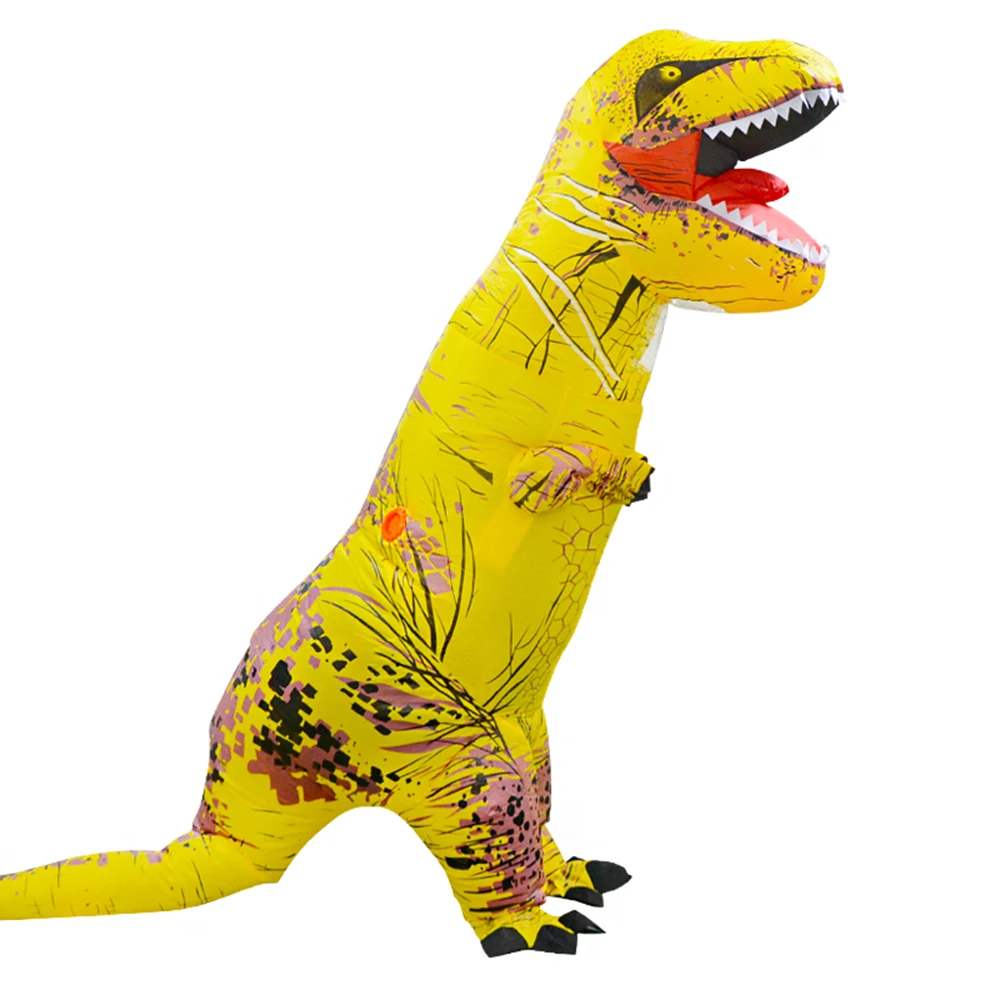 HUAYU батарейный блок на Хэллоуин надувной костюм динозавра дракона T-Rex для взрослых