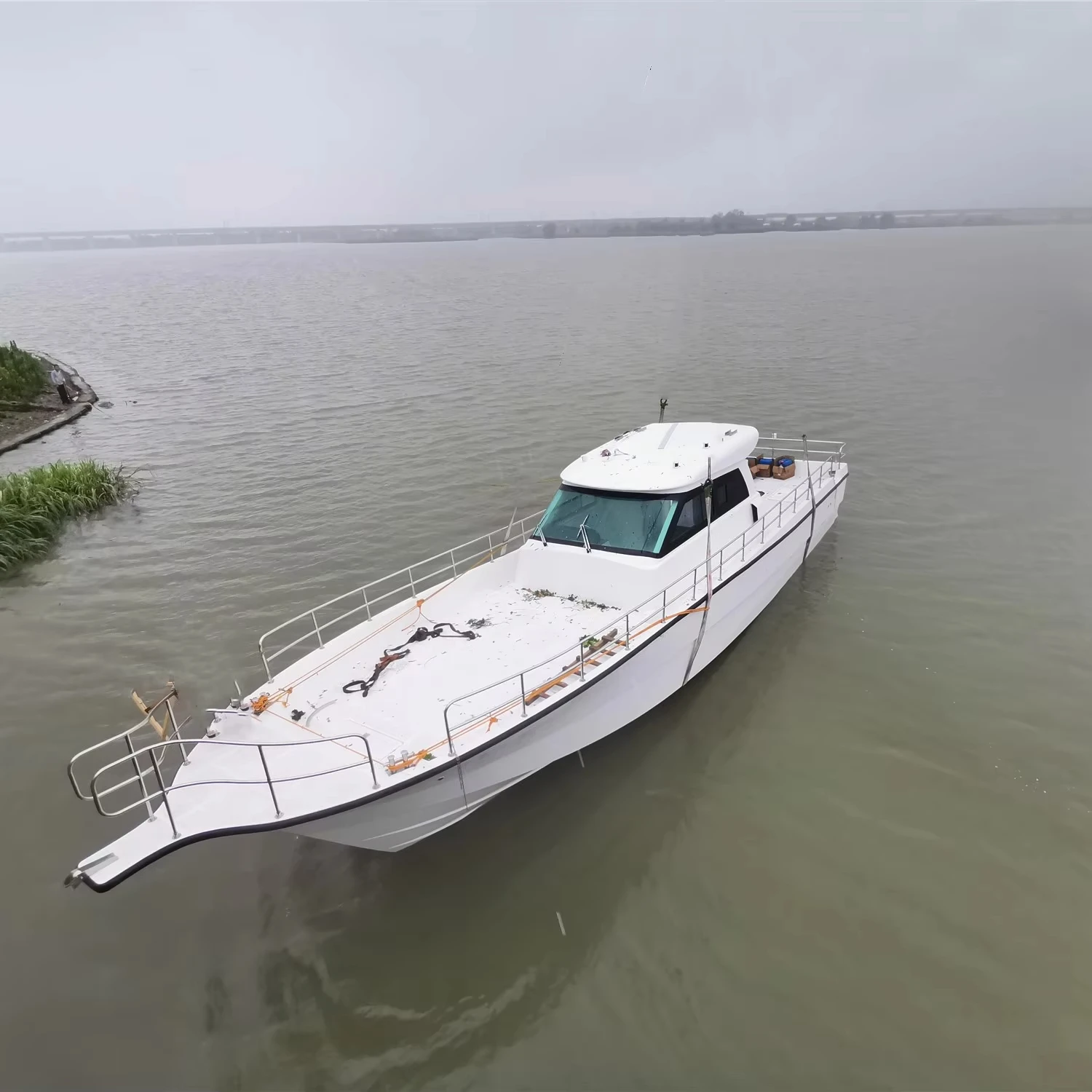 Grandsea 52ft Fiberglass Cabin Cruiser Yacht Speed Farsea Pleasure Fishing Boats for sale