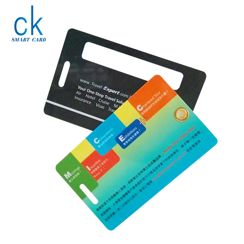 Manufacturer Promotion Product Plastic Waterproof Baggage Information Tag PVC Standard Double-Deck Hotel Resort Luggage Sign