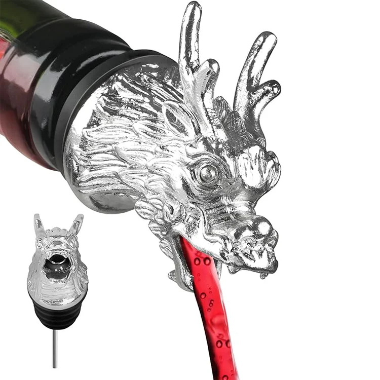 High Quality Wine Pourer Stainless Steel Alcohol Spout Bottle Dispenser Wine Bottle Stopper