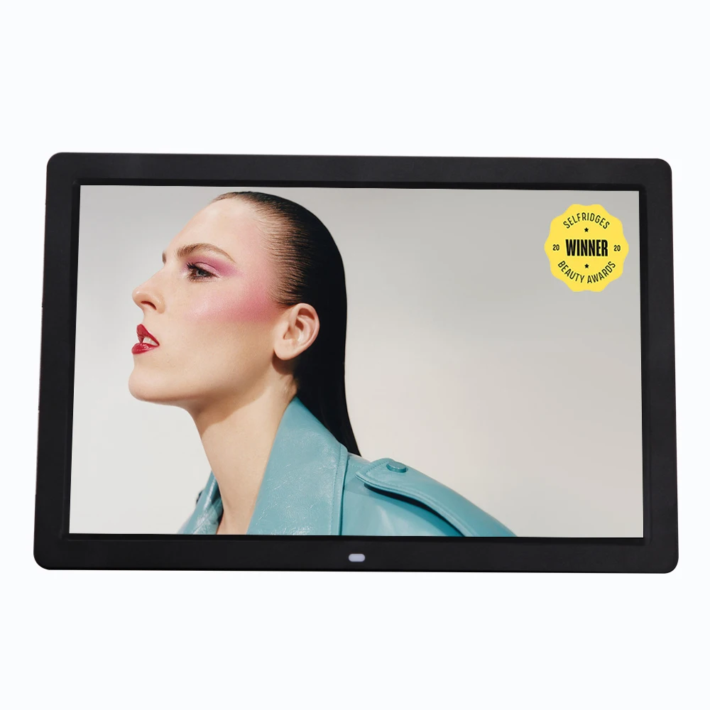 Best selling digital photo frame 17 inch hd ips lcd digital photo picture frames for shelf advertising display