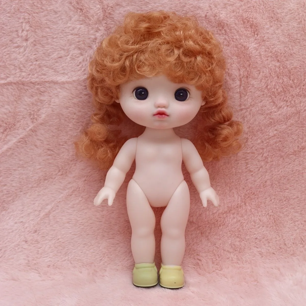 Новая милая кукла 22 см телесного цвета BJD подходит для DIY макияж игрушки с различными выражениями лица продажи