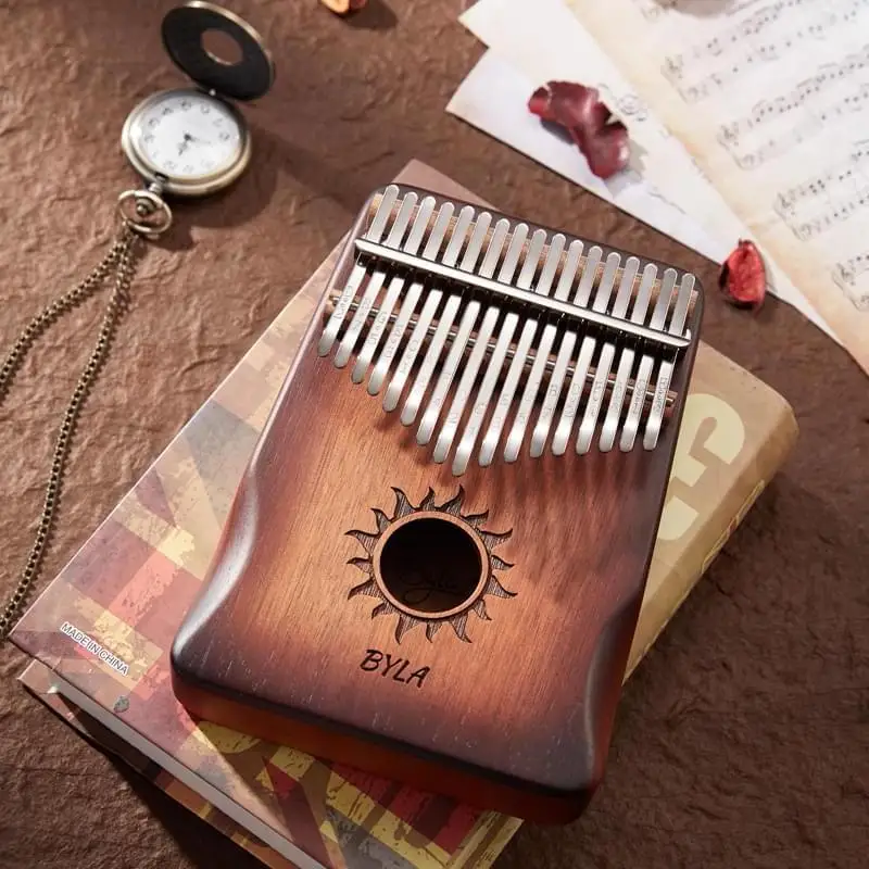 kenya musical instruments cego autocollant kalimba thumb piano 17keys OEM acceptable