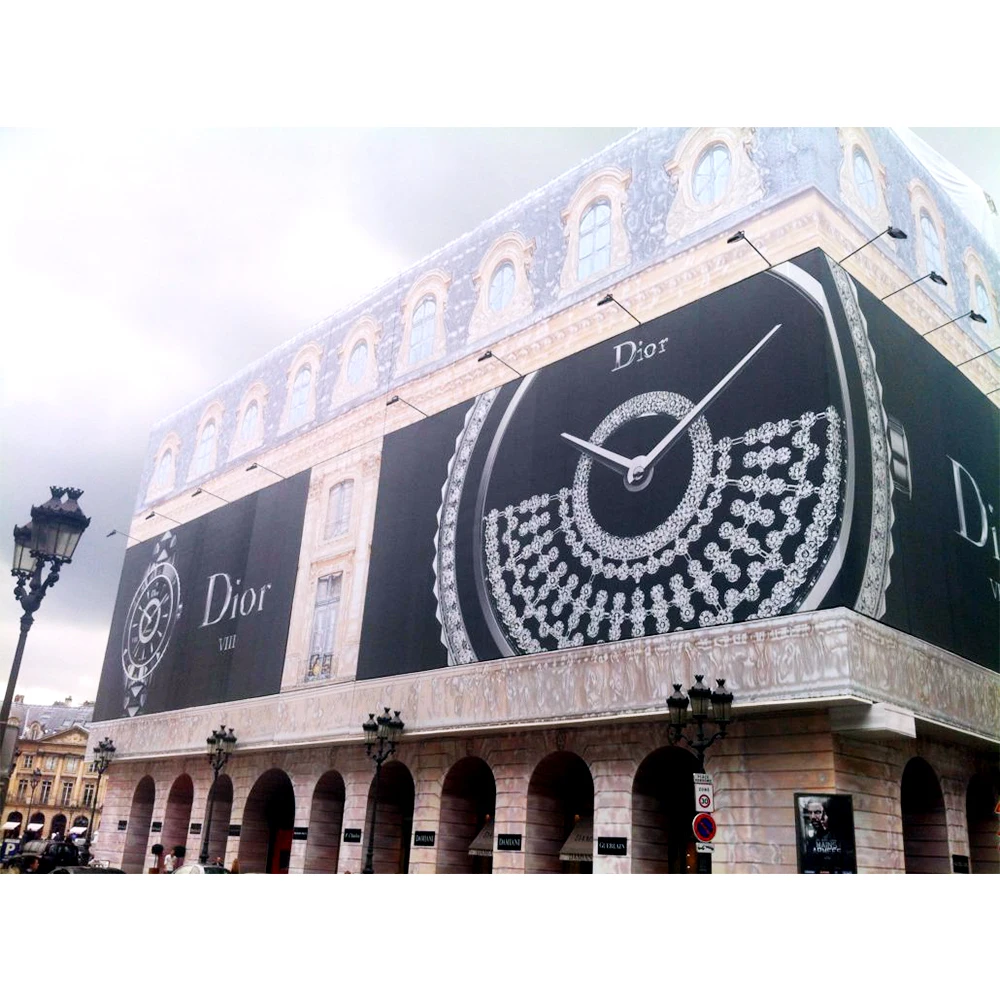 Print Customized Backdrop Strong Color Fastness Cloth Fabric Banner for Event