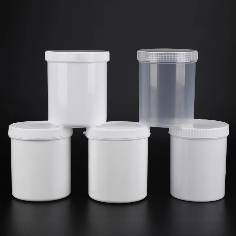 250ml 8oz Wide Mouth PP Plastic Jar Body Scrub Facial Cleanser Skin Care Packages Slime Jars Wide Mouth Bottle