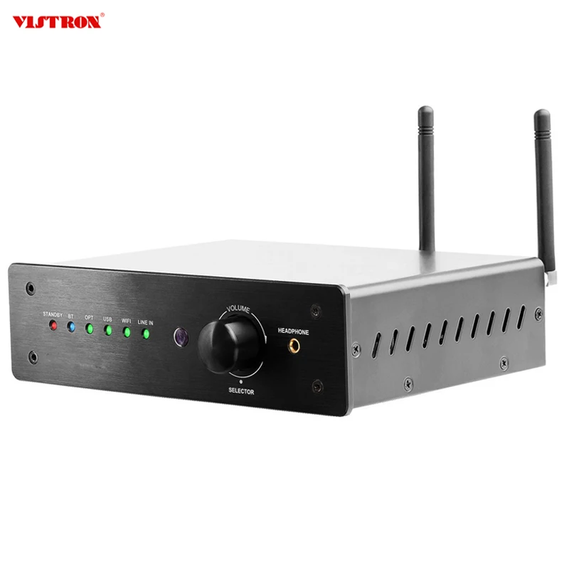 Household Hi-Fi Stereo Power Amplifier Buffer Booster Digital Amplifier With 24bit/192KHz USB Optical DAC 2.1 Audio Amplifier