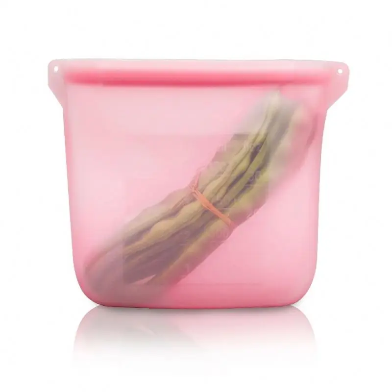  New silicone zipper bag hot on Youtube sandwich fruit bags for school