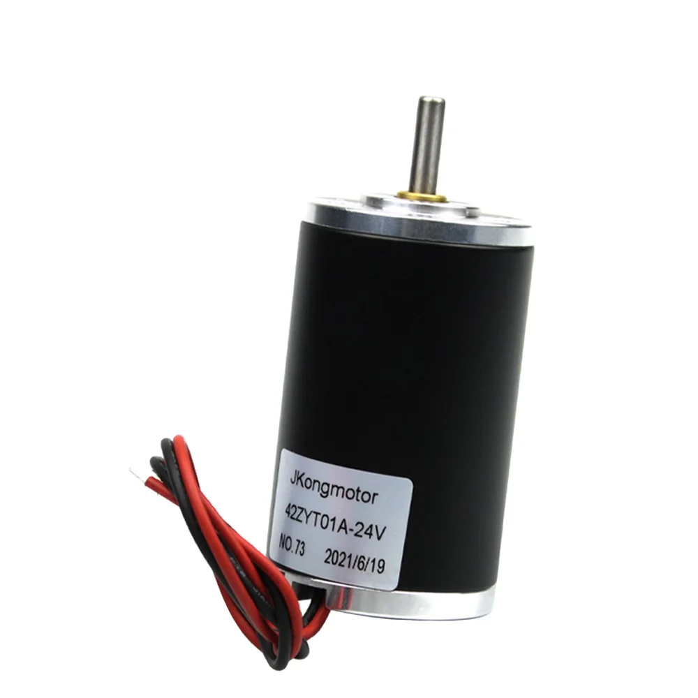 3600rpm 24V Permanent Magnet DC Motor Micro Carbon Brush Motor CW/CCW High Speed brushed dc motor controllers