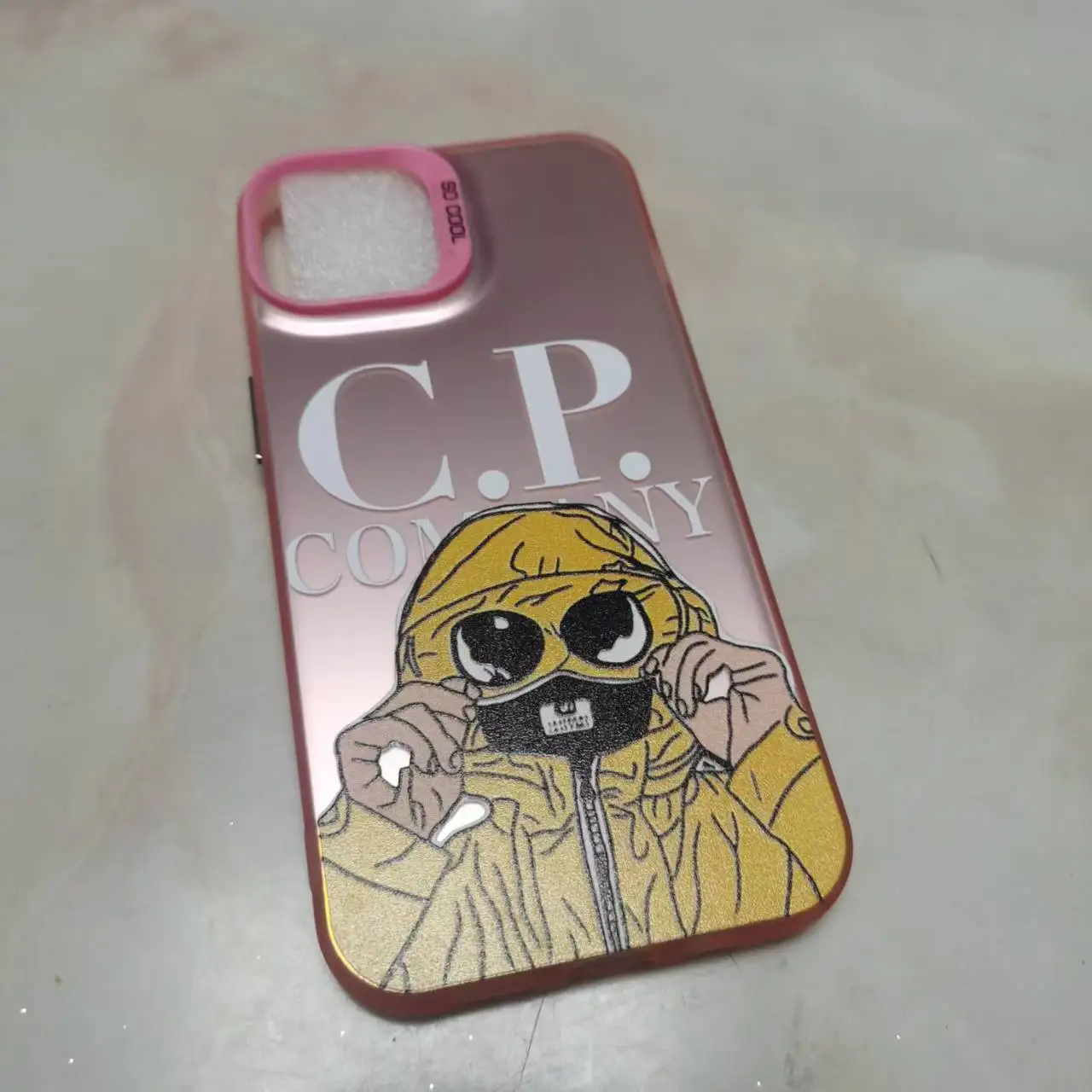 Fashion Brand Mobile Phone Case for iphone 16 Case Color Silver imd Phone Accessories FOR iphones 15 pro max CP Company Case
