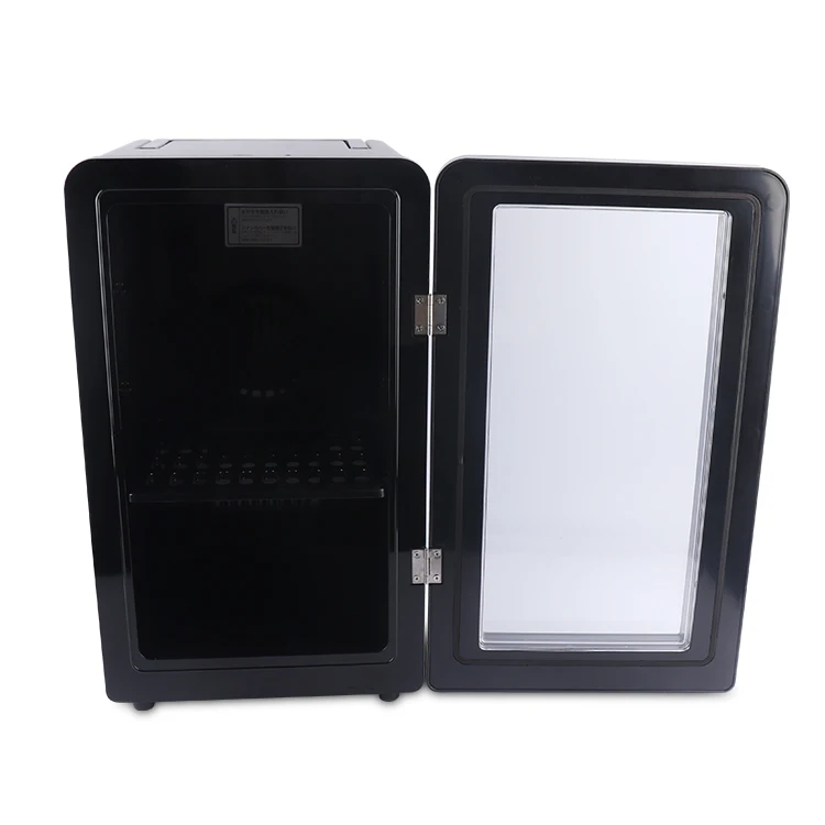 12v mini fridge freezer transparent door bar fridge mini bar cabinet with fridge