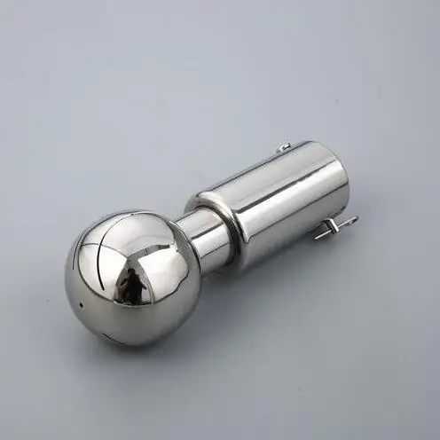 Stainless Steel Water Nozzle Sanitary Grade Fixed Bolted Cleaning Ball