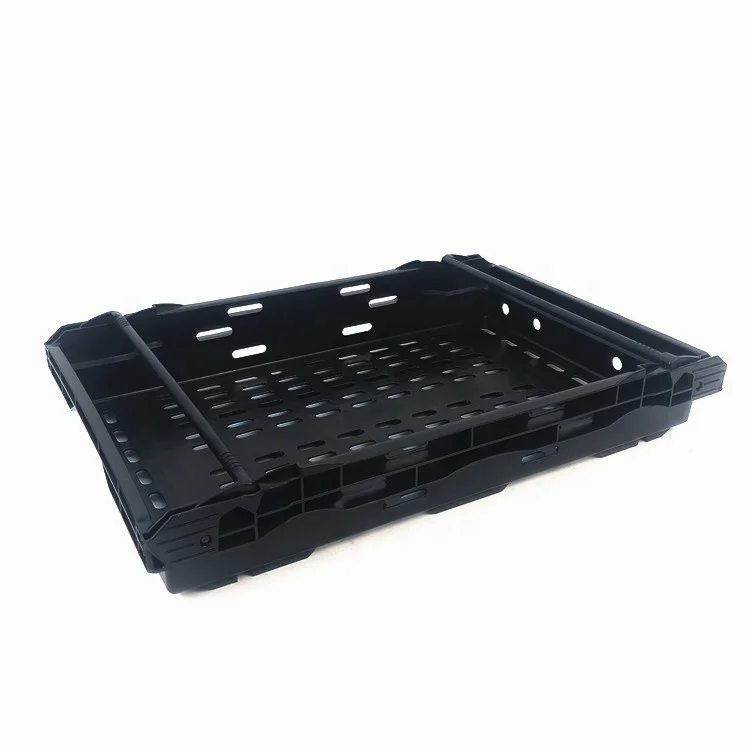 High quality nestable 25L moving container plastic crates for fruit and vegetables