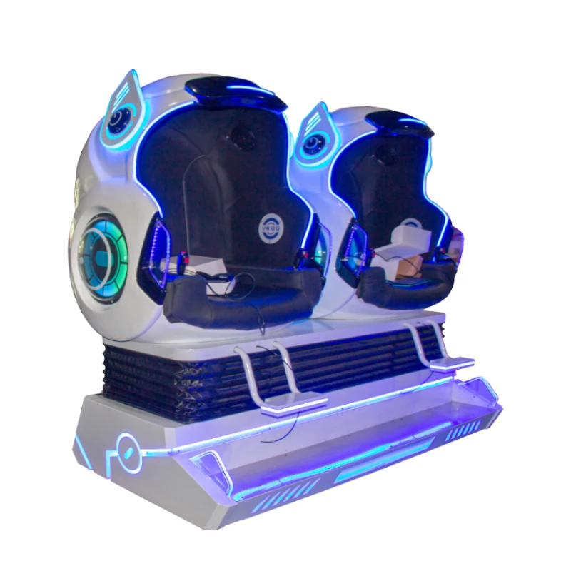 VR Game Zone 9D Simulator Traditional Egg Chair Motion Treadmill for Kids Indoor PC Material for Theme Parks-Available for Sale